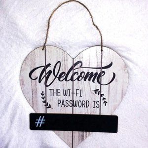 Welcome Wifi Sign